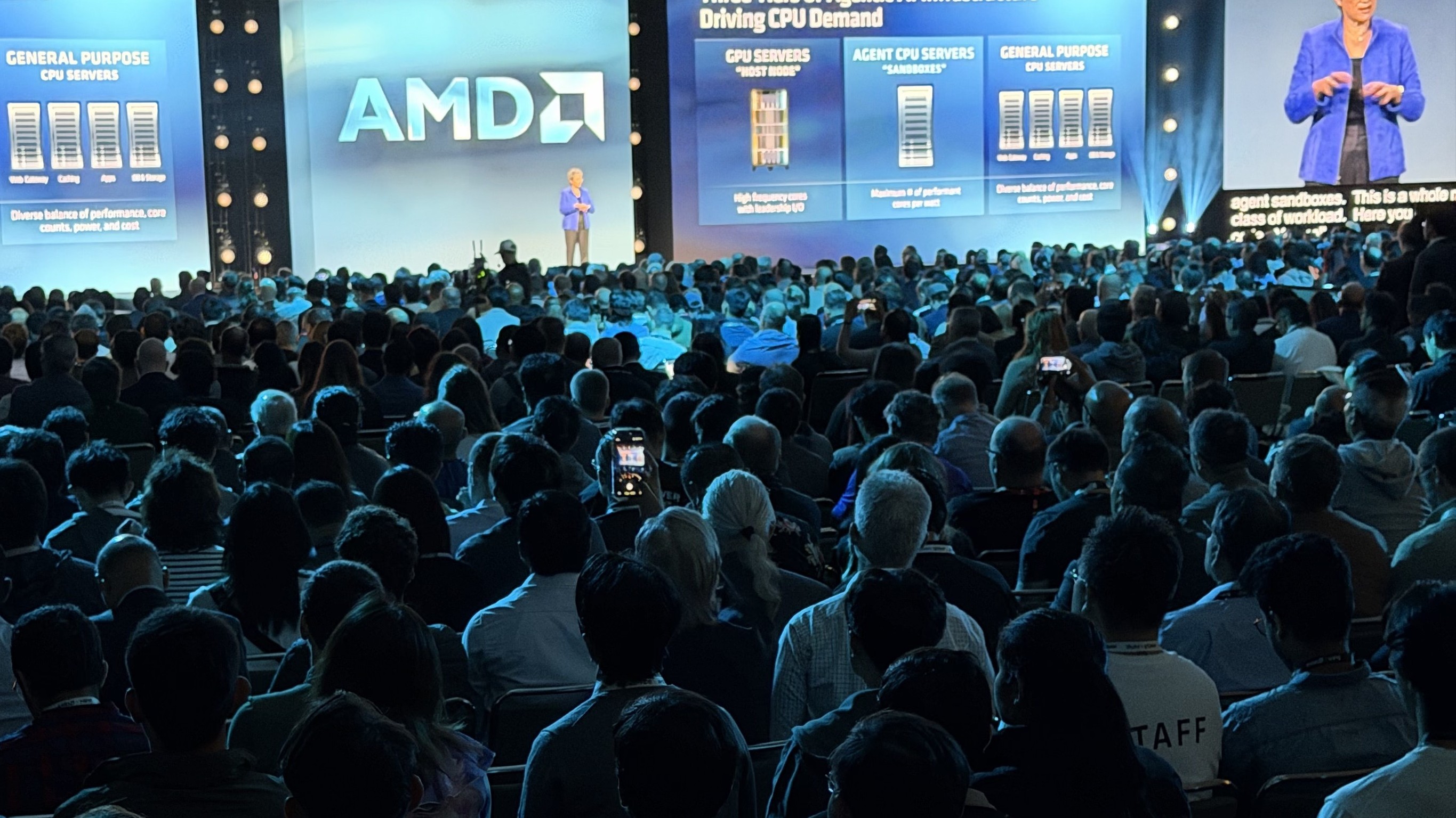 AMD CEO Lisa Su delivers keynote at Advancing AI 2026.